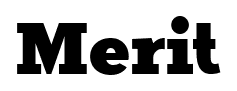 Merit font
