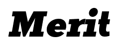 Merit font