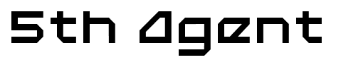 5th Agent font