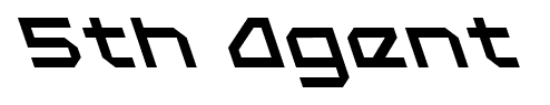 5th Agent font