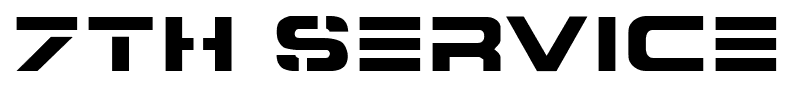 7th Service font