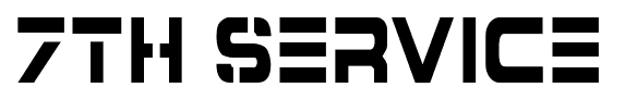 7th Service font