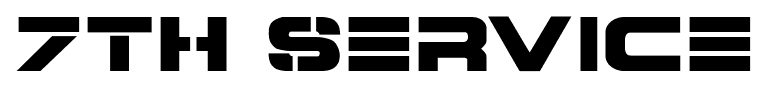 7th Service font