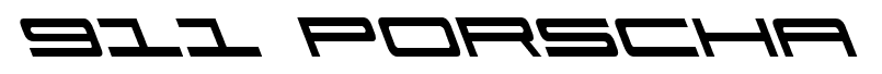 911 Porscha font