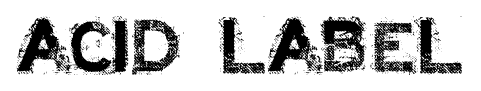 Acid Label font