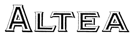 Altea font