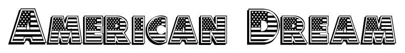 American Dream font