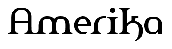 Amerika font