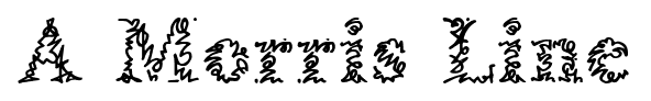 A Morris Line font