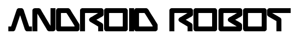 ANDROID ROBOT font