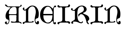 Aneirin font