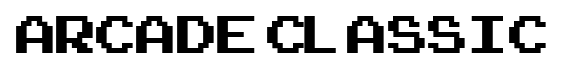 Arcade Classic font
