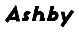 Ashby font