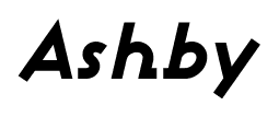 Ashby font