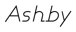 Ashby font