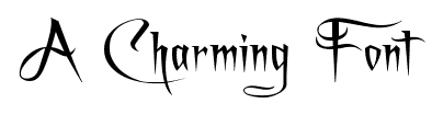 A Charming Font font