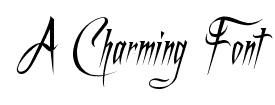 A Charming Font font