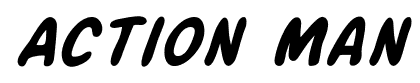 Action Man font