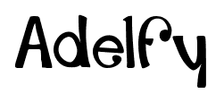 Adelfy font
