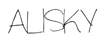 Alisky font