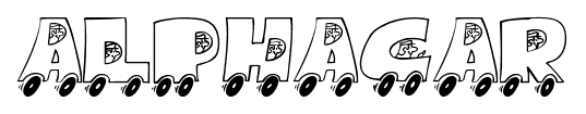 AlphaCar font