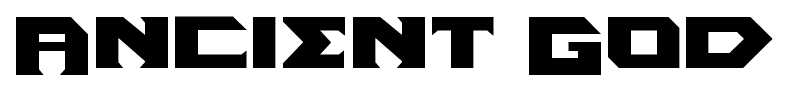 Ancient God font