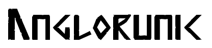 Anglorunic font