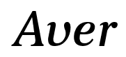 Aver font