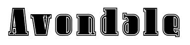Avondale font