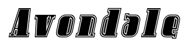 Avondale font