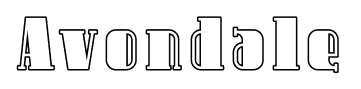 Avondale font