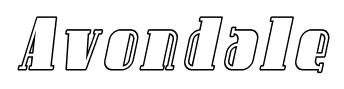 Avondale font