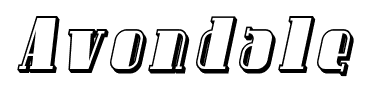 Avondale font