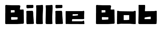 Billie Bob font