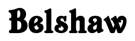 Belshaw font
