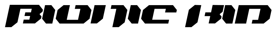 Bionic Kid font
