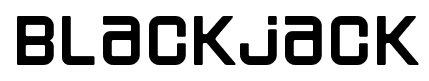Blackjack font