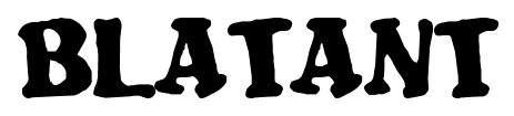 Blatant font