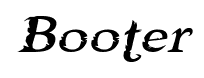 Booter font