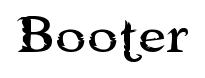 Booter font