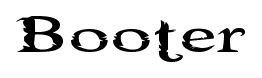 Booter font