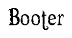Booter font