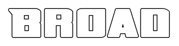 Broad font