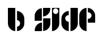 B Side font