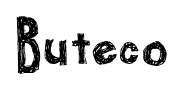 Buteco font