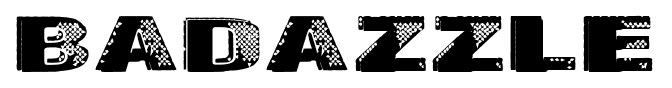 Badazzle font