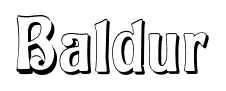 Baldur font