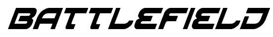 Battlefield font