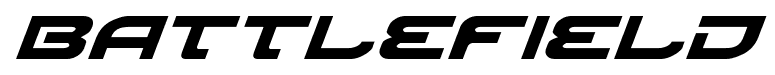 Battlefield font