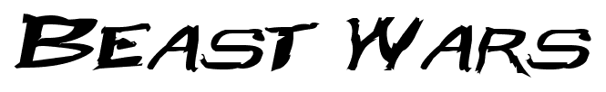 Beast Wars font